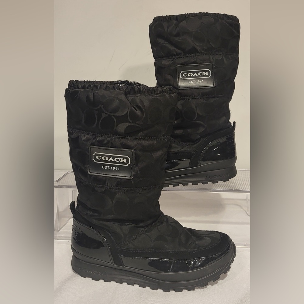Coach Black Winter & Rain Boots